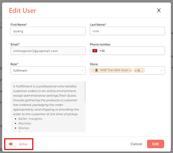 User Management Guideline