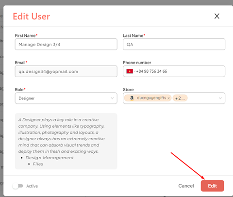 User Management Guideline