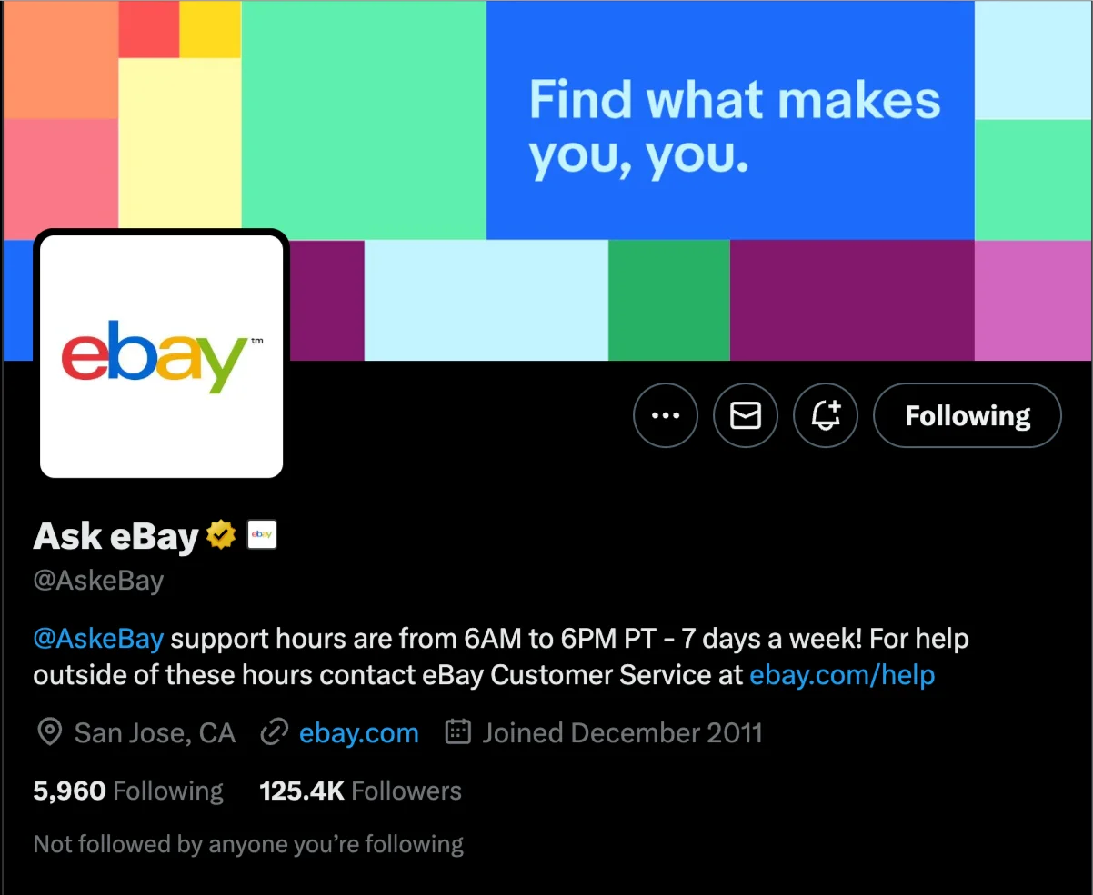 Tài khoản eBay bị đình chỉ