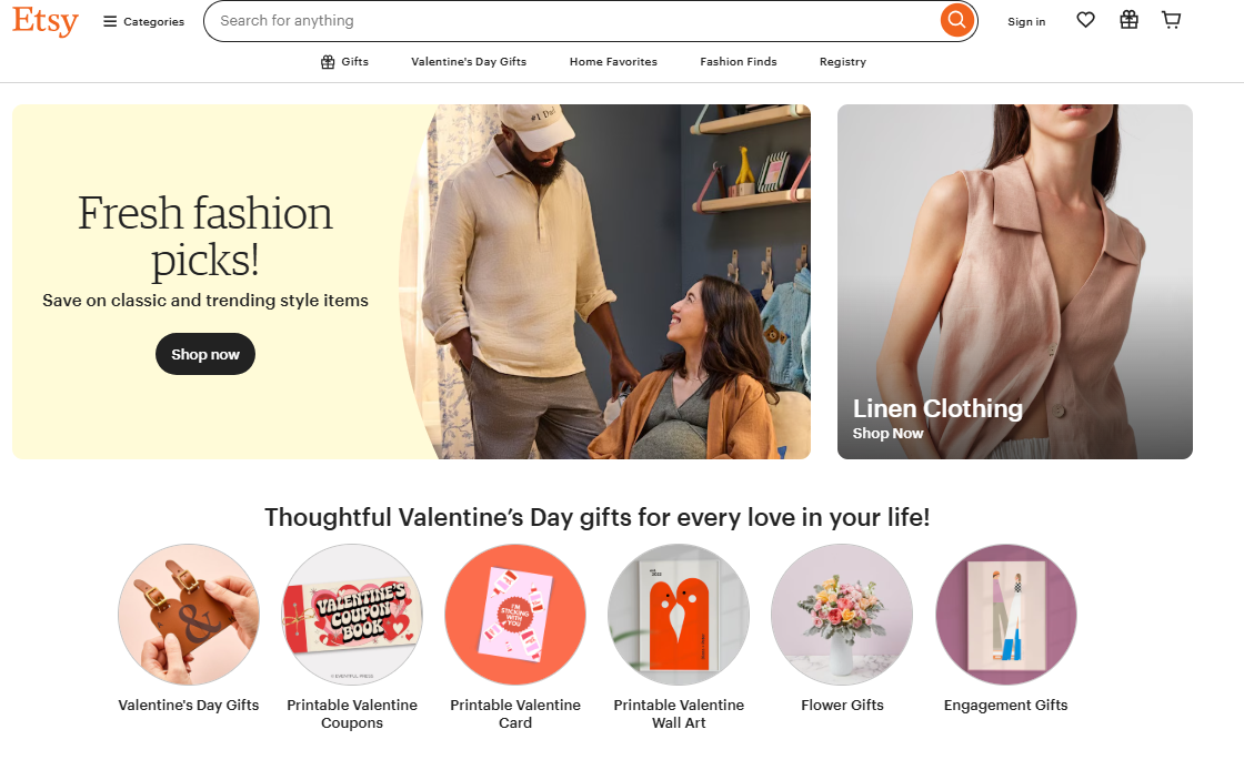 So sánh Shopify và Etsy