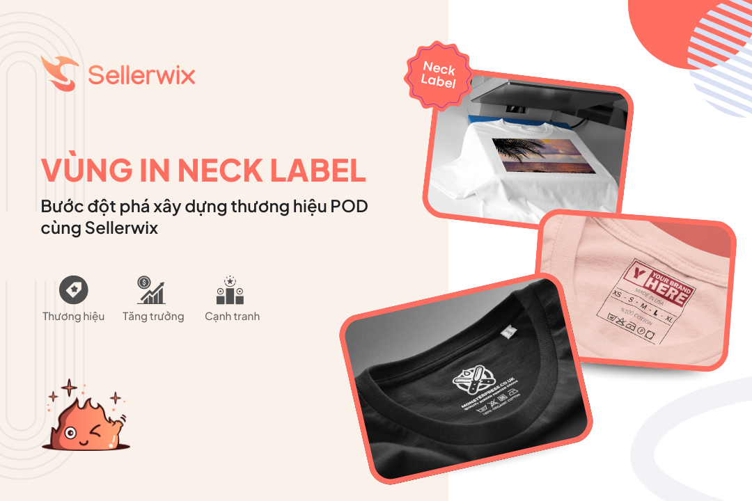 vùng in neck label