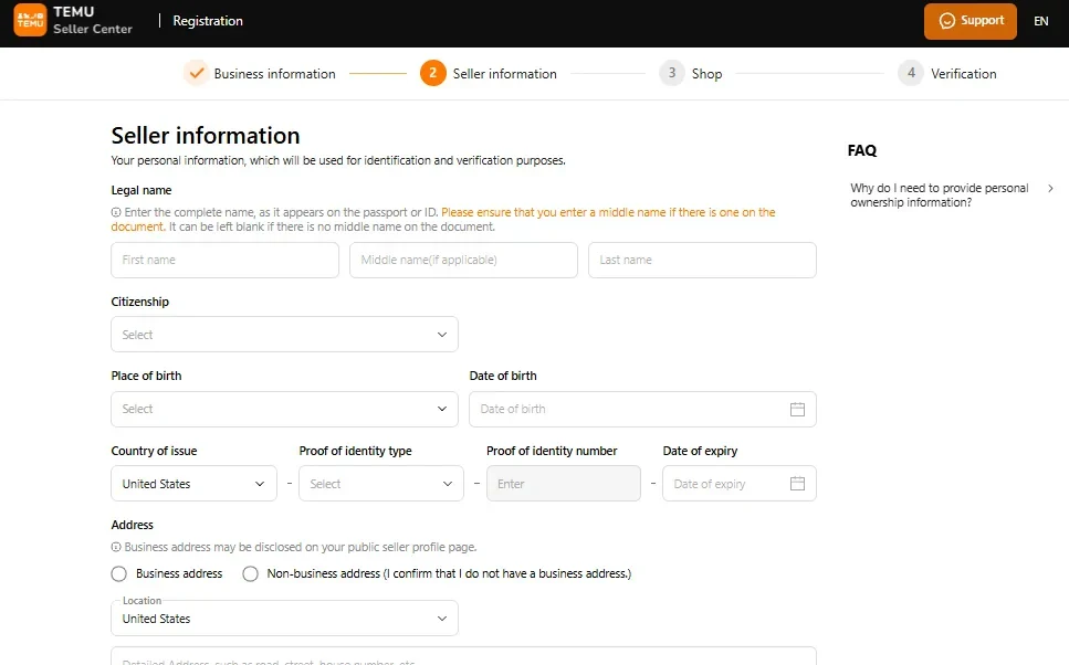 bán hàng trên Temu