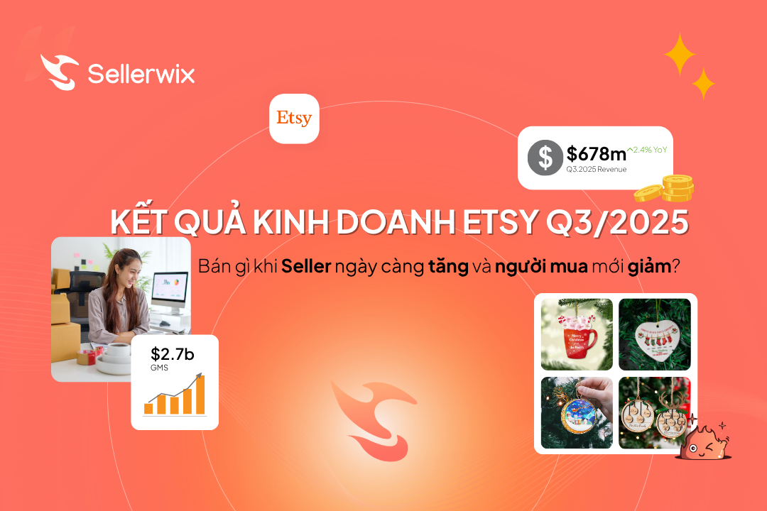 kết quả kinh doanh Etsy Q3/2025