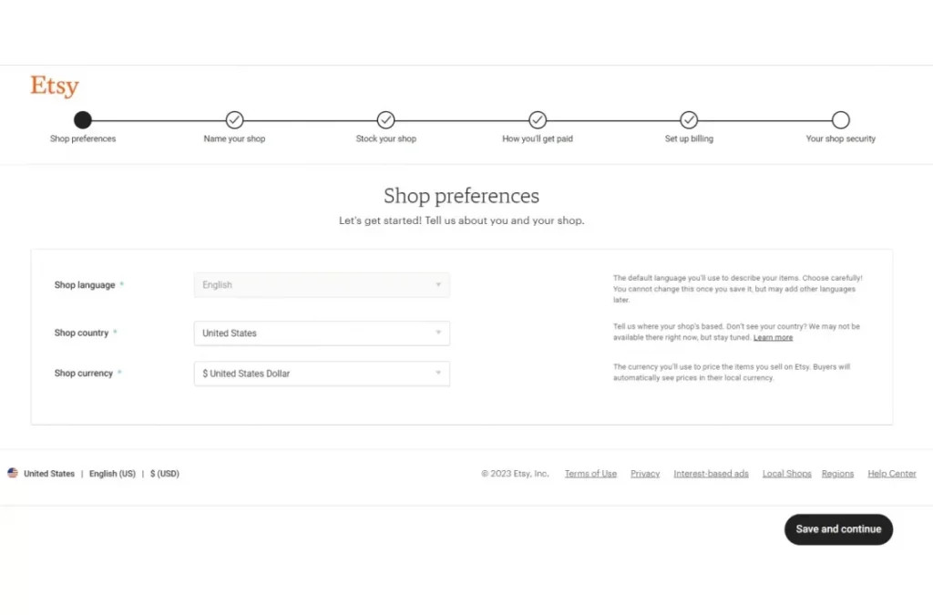 Bán hàng trên Etsy